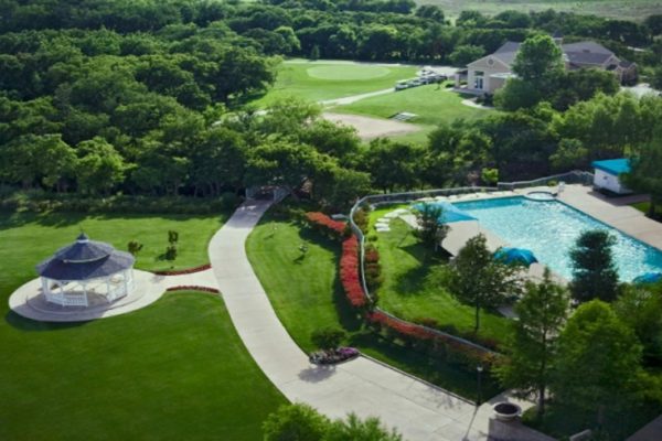pool and gazebo